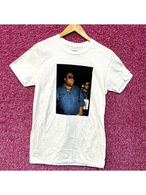 The Notorious BIG Bad Boy Club Poster Hip Hop Tee S
